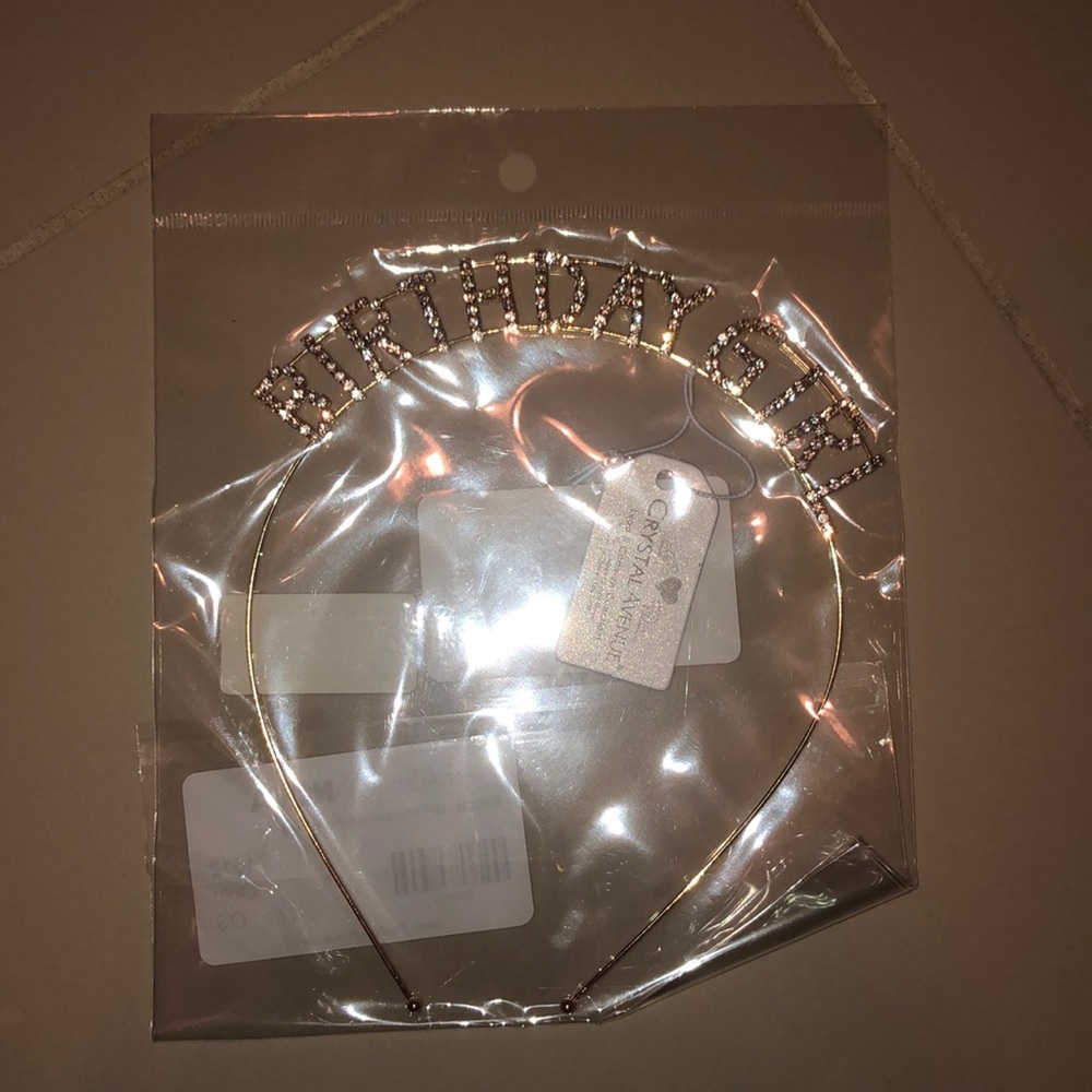 NWT birthday girl headband fashion nova